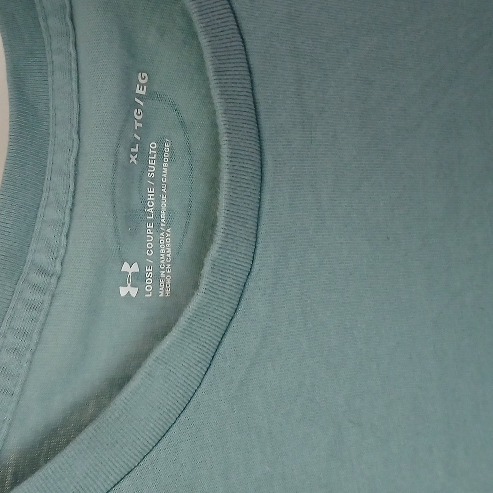 Under Armour Blue T-Shirt Womens - Picture 2 of 3